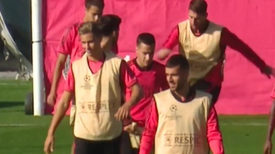 Allenamento calcio Real Madrid nazionali Allenamento calcio Real Madrid nazionali
